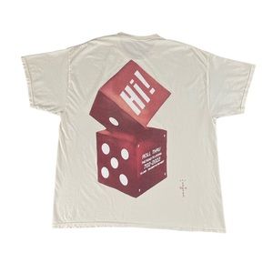 Travis Scott Road To Utopia Las Vegas HI! Roll Thru Dice tee